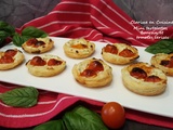 Mini tartelettes Boursin et tomates cerises