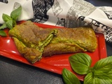 Omelette au pesto et au gruyère
