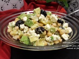 Salade de pois chiches, avocat et feta