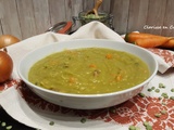 Soupe de pois onctueuse