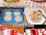 15 desserts d’été