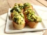 Bruschetta d’avocat