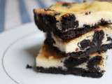 Cheesecake bars aux Oreos