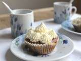 Cupcakes au chocolat — glaçage au cream cheese