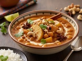 Curry massaman de pois chiches aux pommes vegan : recette simple et gourmande