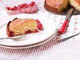 Gâteau au buttermilk et framboises fraîches