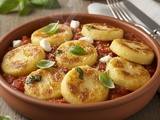 Gnocchis à la romaine sauce tomate : recette italienne simple et savoureuse