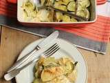 Gratin de courgettes au saint-nectaire