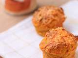 Muffins au potiron et au fromage