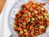 Poêlée de carottes aux amandes et au raisin