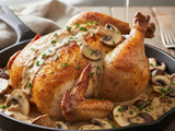 Poulet sauce aux champignons : recette crémeuse facile et familiale