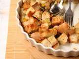 Stuffing aux poireaux