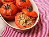 Tomates farcies au boulgour et aux herbes