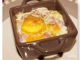 Oeufs cocotte à la Franc Comtoise