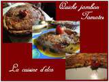 Quiche jambon tomates