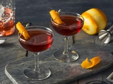 Boulevardier, un cocktail au bourbon et Campari