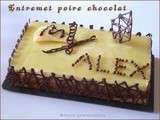 Entremet poire chocolat