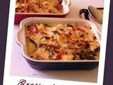 Gratin de blettes aux lardons et pommes de terre