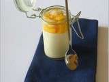 Panna cotta coco et ses dés de mangue