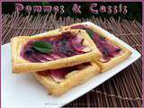 Petites tartes fines pommes cassis