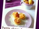 Petits choux feuilletés (bacon & fromage)