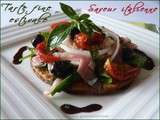 Tarte fine estivale saveur italienne