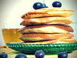 Pancakes bien gonflés