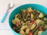 Salade de pomme de terre et haricots verts