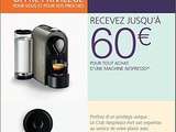 Bons d'achat Nespresso