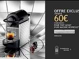 J'offre 4 bons de réductions pour l'achat d'une Nespresso