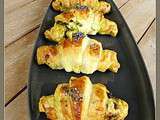 Minis croissants au pesto d'ail des ours