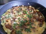 Omelette aux girolles