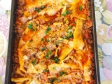 One Pan Pasta à la bolognaise et à l'harissa d'Ottolenghi