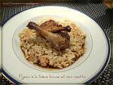 Pigeon à la bière et son risotto