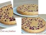 Tarte aux framboises