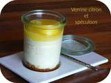 Verrine citron spéculoos