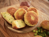 Croquettes de pommes de terre parmesan cébette