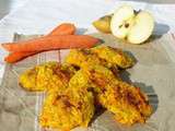 Galettes carottes, pommes, oignons