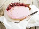 Gâteau amandes et nuage de framboise