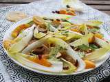 Salade endives avocat kumquat orange