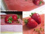 Entremet  Mousse de Fraises 