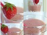 Smoothie aux Fraises