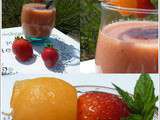 Smoothie Melon, Fraises et Amaretto