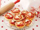 Mini-pizzas tomates et feta