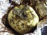 Papillote de navets aux herbes