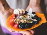 Ensalade de Nopal & Fruta Papaya