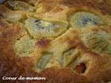 Clafouti abricot-kiwi