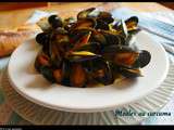 Moules au curcuma