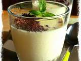 Panna Cotta menthe chocolat