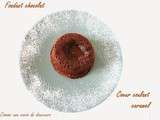 Fondant chocolat & son coeur coulant caramel